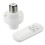 E26 E27 Wireless Remote Control Light Socket Lamp Holder 20M Base /Off   Socket Range  Device(220V) 1