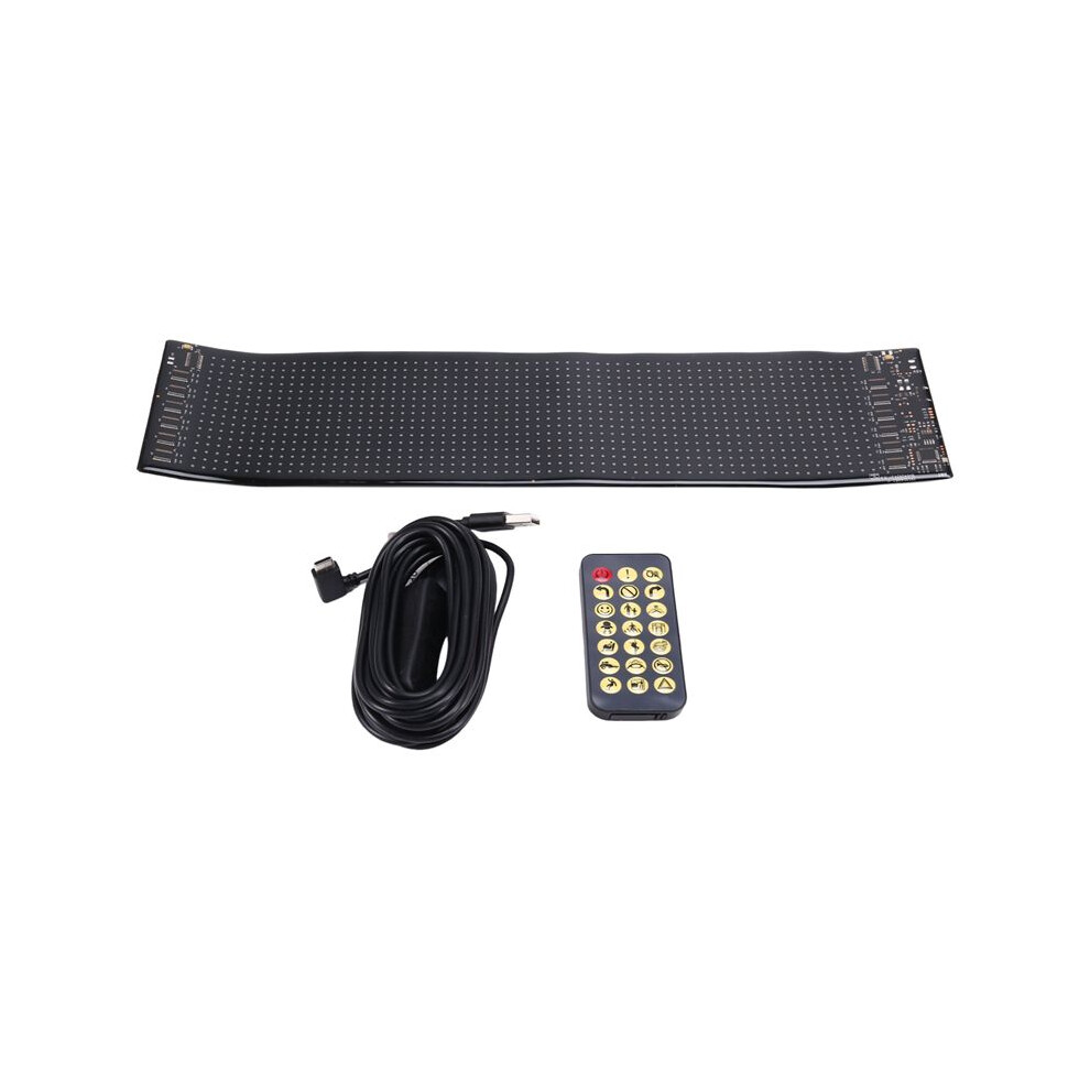 Usb Led Car Truck Display Screen Remote Bt App Control Multilingual Scrolling 16X64 Leds Matrix Pixel Panel 6031563858641