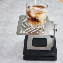 Espresso Machine Coffee Weighing Rack with Valve Stem, Electronic Scale, Waterproof, Rod Protection B