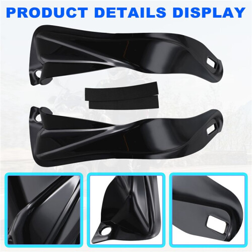 Accessori Moto Estensioni Paramani Parabrezza per  V85TT V 85 TT 2019-2023 Nero 1