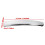 For  500 2007-2015 Left Side Front Lower Bumper Chrome Molding Trim 735455057 10