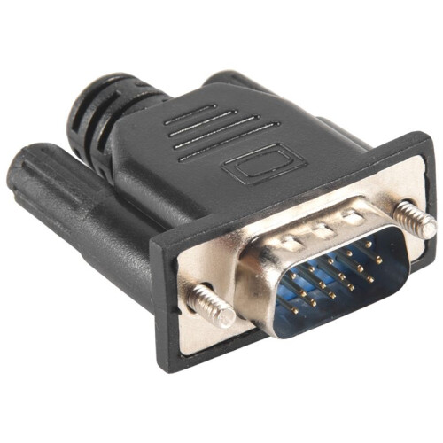 VGA Virtual Display Adapter Male Dummy Plug EDID Headless  Emulator Lock Plate