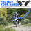 Accessori Moto Estensioni Paramani Parabrezza per  V85TT V 85 TT 2019-2023 Nero 7