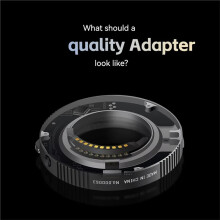 TTArtisan Anel Adaptador de Lente ME 6Bit II para Montagem para M para Montagem para e, Compatível com Câmeras Full Frame e APS-C