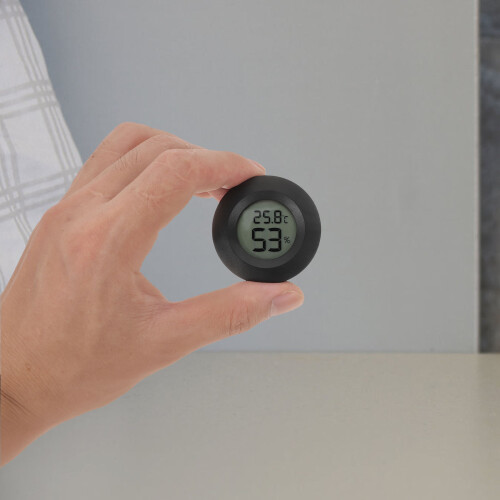 Hygrothermographe Électronique Noir LCD Compact Usage Intérieur 2