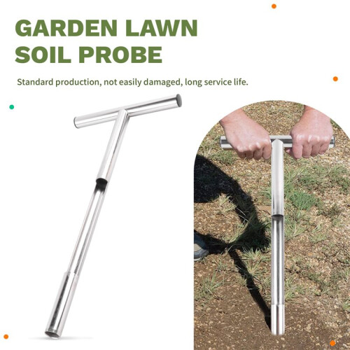 Sonda de Amostragem de Solo de 21 Polegadas em Aço Inoxidável para Inspeção Rápida em Gramados, Jardins e Fazendas 2