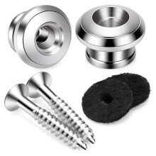 2 Boutons de Fixation pour Sangle de Guitare, Style Champignon, pour Guitare Électrique