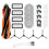 18 Pcs for Cecotec Conga X70 Sweeping Machine Accessories Main Side Brush Mop Filter Dust Bags 1
