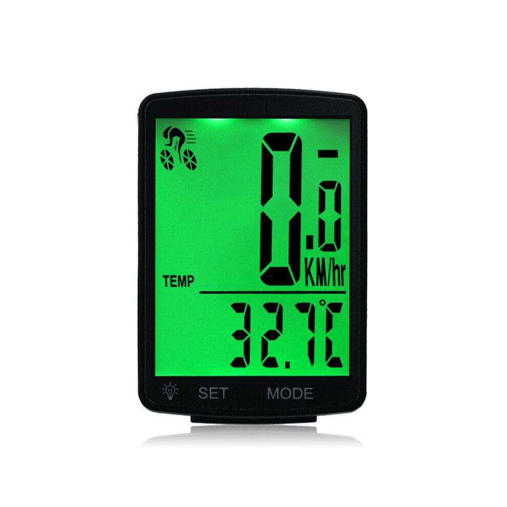 Bike Computer With Backlight Speedometer Multifunctional Cycling Display For Day And Night Use Measures Speed Distance 4714220822620