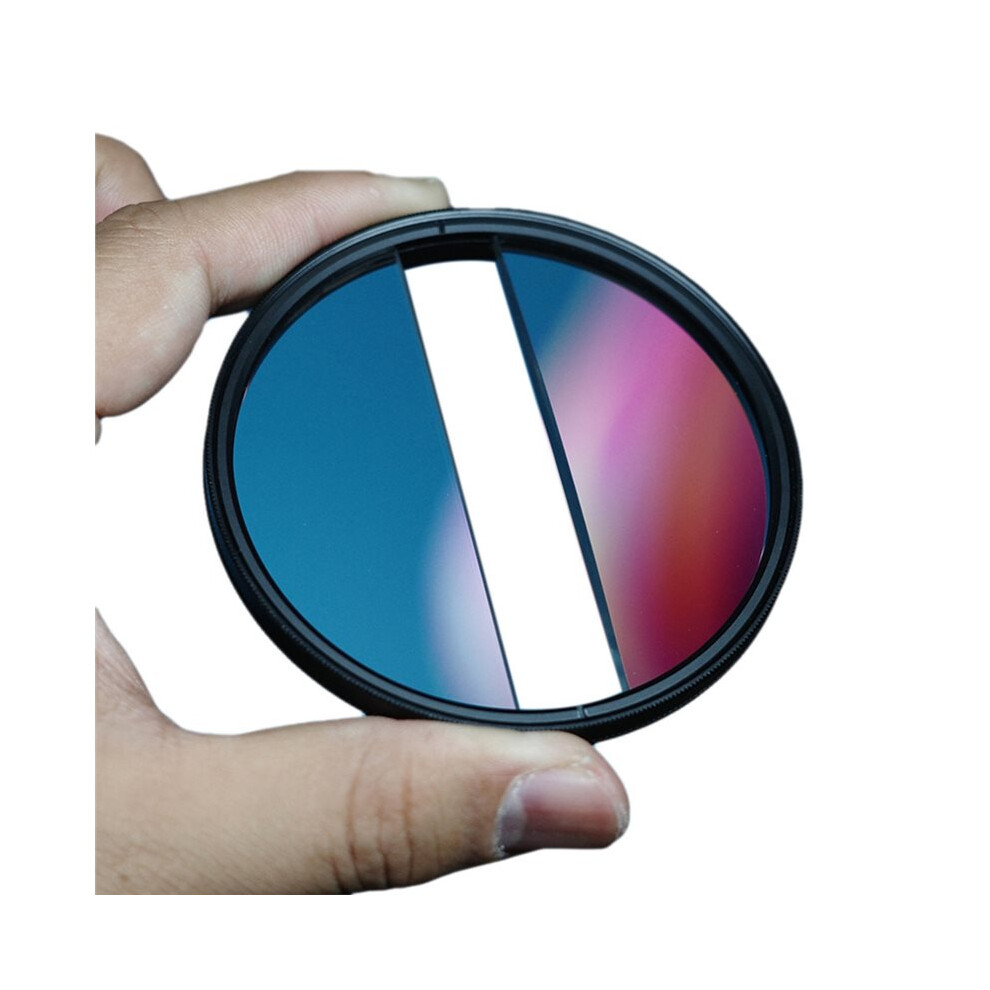 77Mm Foreground Blur Effect Filter Double Half-Moon Dslr Accessories Center Field Filter Diopter Filter 6131180483094