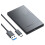 Gabinete para HDD de 2,5 Polegadas com Adaptador  para Type-C 3.1, Compatível com Discos SSD de 2,5 Polegadas, 6 Gbps/S e HDDs de Até 6 TB 1