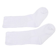 Superweite Socken L/XL Weiß 9,4 x 11,8 Zoll Rutschfest