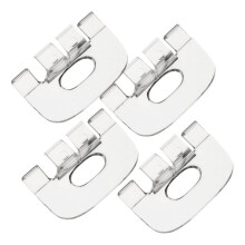 4Pcs Shade Lift Handles for Graber Bali Cordless  Blinds and Cellular Shades Made After 2015, Clear Plastic Pulls