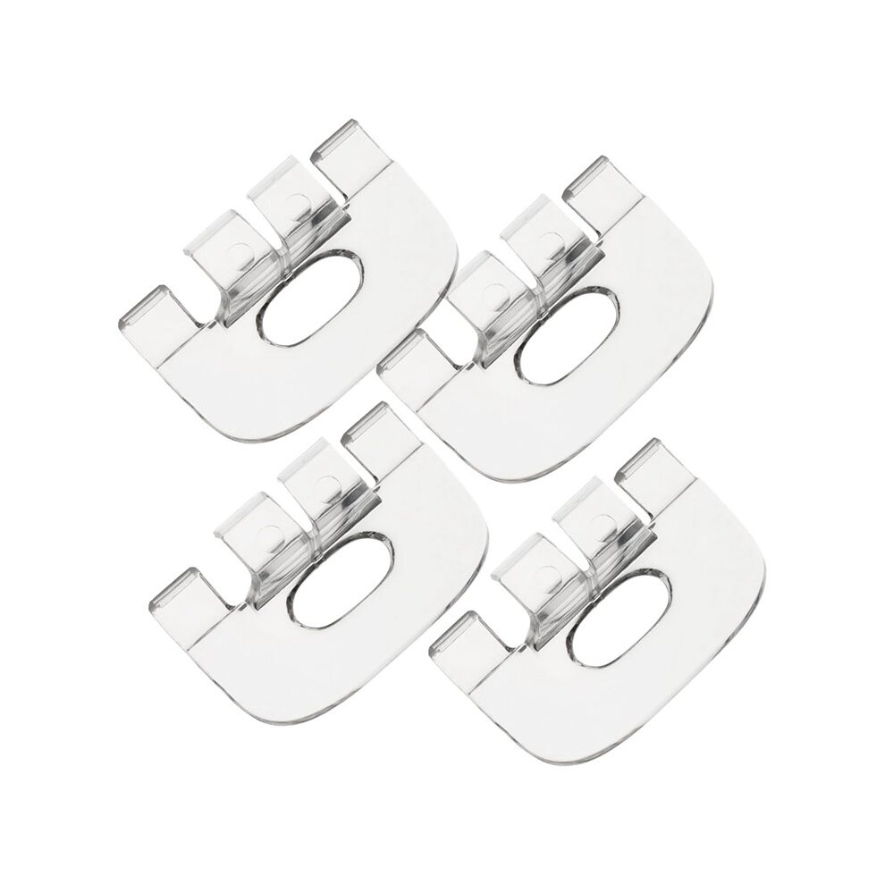 Tauoh 4Pcs Shade Lift Handles For Graber Bali Cordless Blinds And Cellular Shades Made After 2015, Clear Plastic Pulls