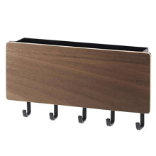 Novel Wall-Mounted Wooden Decorative Wall Rack Sundries Storage Box Hanger Organizer Key Rack Wooden Wall Rack B