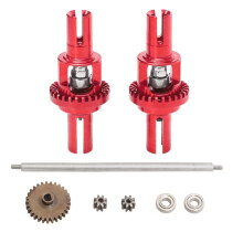 2 Stuks Differentieel Metalen Tandwiel Middenas voor  1/28 K989 284131 284010 RC Auto Upgrade en Modificatie Accessoires