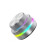 Dual-Mode Dual Knob Keyboard with RGB Lights Reverse Direction Knob Single-Button  Volume Knob Silver 1