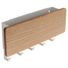 Novel Wall-Mounted Wooden Decorative Wall Rack Sundries Storage Box Hanger Organizer Key Rack Wooden Wall Rack A