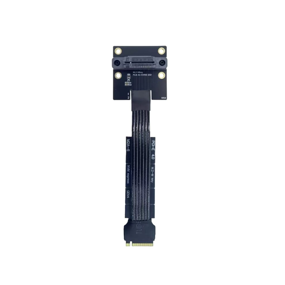 Photos - Computer Cooling M.2 M KEY High Speed Extension Cable PCIE 4.0 GEN4 for NVME SSD Cable PCI-E 8GB/S M.2 Vertical Socket 20CM