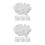 Worgeous  2 Pcs Toothpaste Cap Replacement Caps Dispense Travel White 6