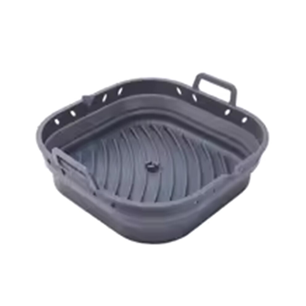 Tauoh 1Pc Square Silicone Baking Pan Non-Stick Oil-Free Baking Tray Chicken Fries Bread Suitable For Microwave Oven Air Fryer