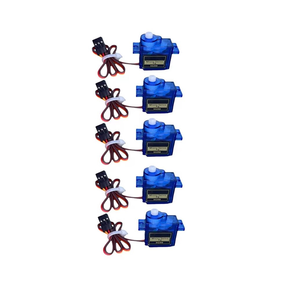 5Pcs Sg90 9G Micro Servo For Rc Airplanes Fixed Wing Airplane Model Telecontrol Airplane Toy Servo Motor 450 Helicopter Brecantia