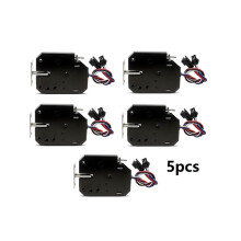 5Pcs Door Lock  12V Small Electromagnetic Lock Vending Electric Control  Cabinet Door Electronic Lock