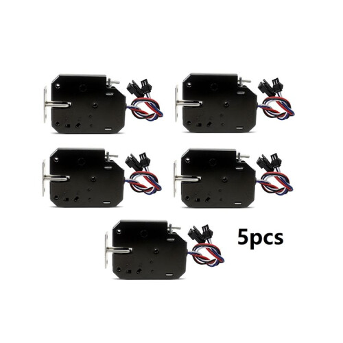 5Pcs Door Lock  12V Small Electromagnetic Lock Vending Electric Control  Cabinet Door Electronic Lock