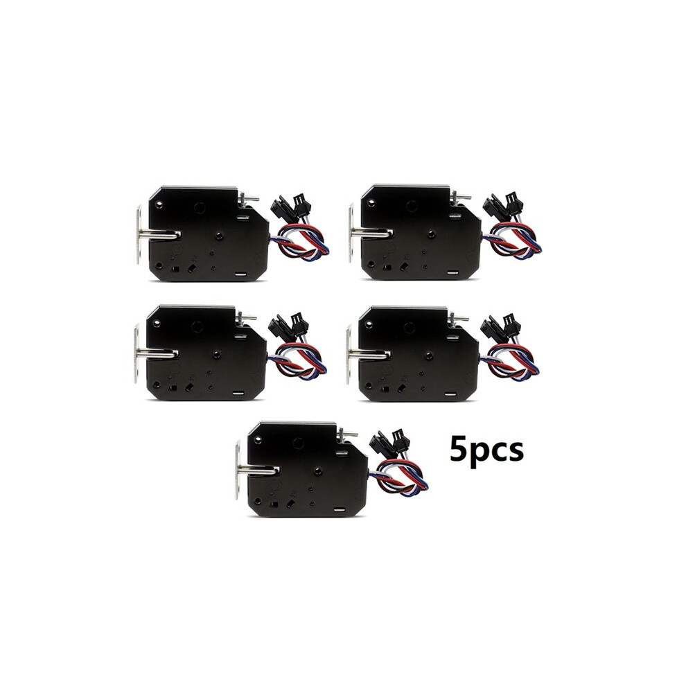 5Pcs Door Lock 12V Small Electromagnetic Lock Vending Electric Control Cabinet Door Electronic Lock 4712572516730