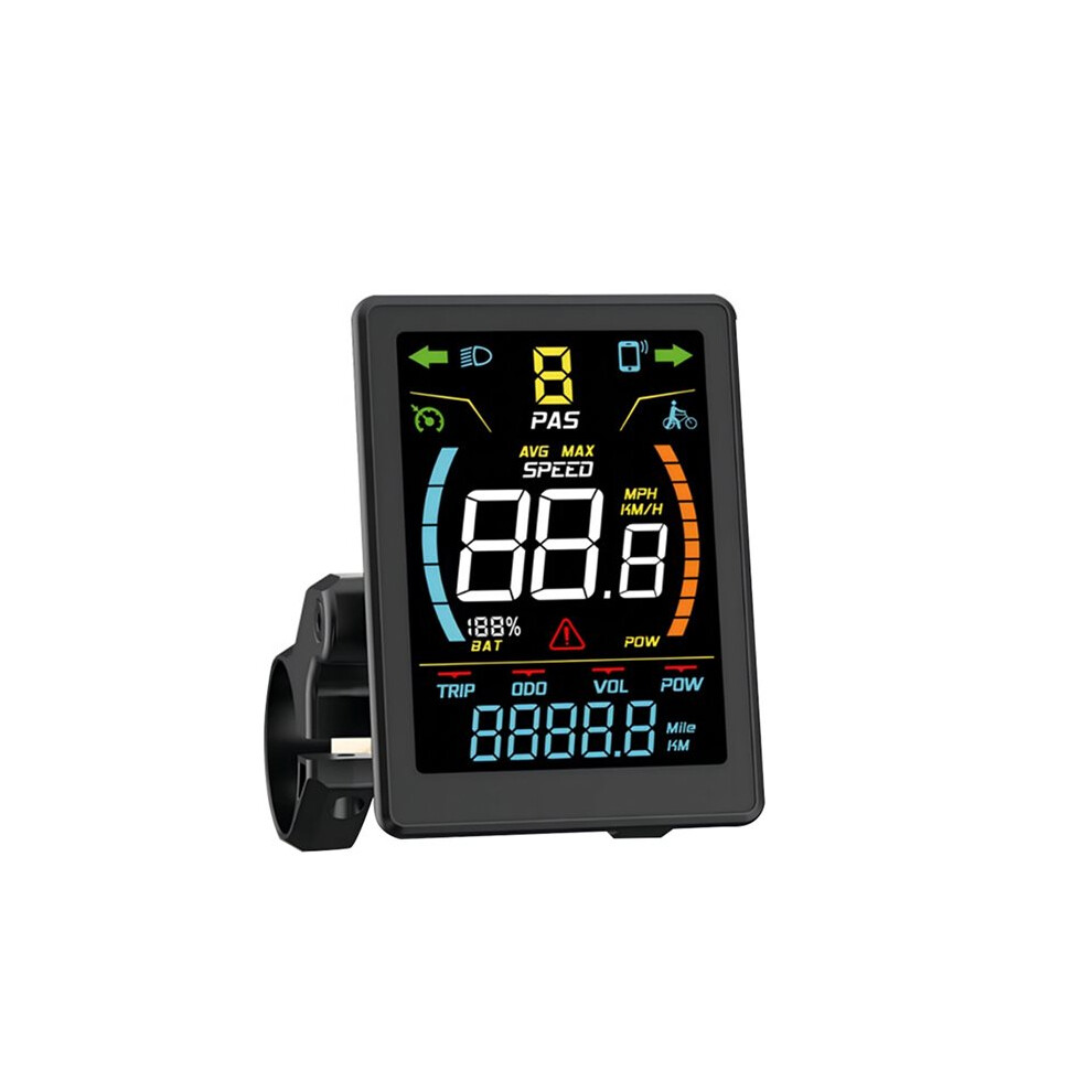 Photos - Climbing Gear Zandona Electric Bike LCD DZ32 Color Display 24V-72V Control Panel with UART 2 Communication for Electric Bicycle Scooter 