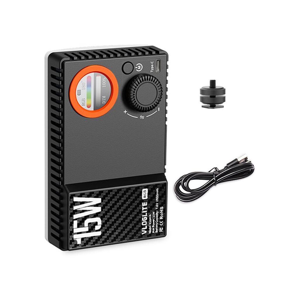 Vloglite Rgb Video Portable 15W Led Camera Rgb And 1800K-9000K Cri 95+ For Photo And Video Ing Light 4712494459993