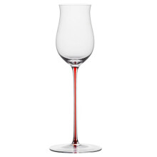 Handmade Crystal Flared Wine Glass Red Rod Sweet for Whiskey Tasting Glass for Enhanced Aroma and Flavor Experience