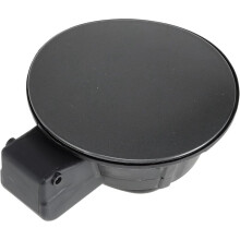 Car Fuel Filler Lid Door Cap Cover Flap for 2011-2018 6R0809857D Black