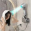 Support pour Sèche-Cheveux : Fixation Murale Réglable, Mains Libres, Sans Perçage, Rangement pour Conduit D'Aération. 4