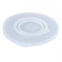 Silicone Mixer Bowl Cover for 4.5-5 Quart Tilt- Stand Mixers, Enhanced Seal Design