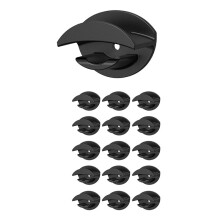 Conjunto de 16 Ganchos Adesivos para Chapéus, Organizador para Exibir Bonés de Beisebol, Suporte para Chapéus para Parede, Porta e Armário.