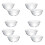 40Pcs Small Glass Bowls Stackable Clear Prep Bowls for Salad Dessert 6
