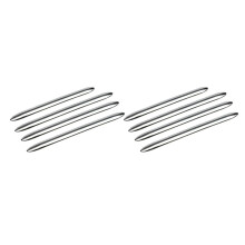 8Pcs Chrome Stainless Steel Exterior Door Handle Molding Trim Cover Outer Doors Handle Cover for 5 Series F10 F18