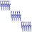 30Pcs Blue Plastic Seafood Fork Picks Multipurpose Crab Eating Tools 11