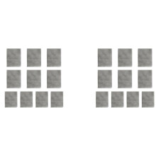 20Pieces Plastic Welding Mesh Reinforcing Stainless Steel Wire Mesh Screen for Thermoplastic Repairs,Plastic Welding Kit