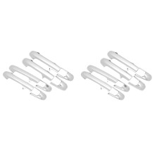 2X Chrome Car Exterior Side Door Handle Cover for Accord Sedan 4 Doors 2003-2007 Without Passenger Side Keyhole