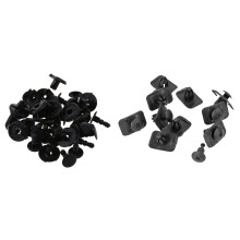 20X Bumper Plastic Trim Clips for & 10Pcs Liner Fastener Rivet Push Clips for 323