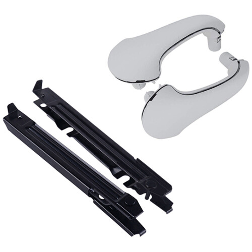 1pair for   W203 C-Class C230 03-07 Front Left and Right Door Pull Handles & 2Pcs Front Bumper Bracket End
