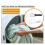 DC47-00022A Dryer Igniter for  Dryer Bracketless Flat Style Ignitor Replacement for 31001556 WP33002789 4