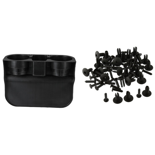 30Pcs Plastic Bumper Mounting Rivet Body Trim Clip with Front Cup Drink Holder