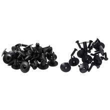 20Pcs Liner Push Clips Retainer with 50Pcs Lined with Fasteners Rivet Snaps Decorative Panel Snaps