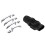 Manual Transmission Speed Sensor 96190708 5S7656 with 4Pcs Chrome ABS Door Outer Handle Covers 1