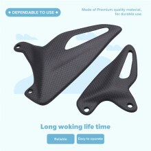 Carbon Fiber Accessories Motorcycle Heel Guard Protector Foot Wing Rearset for Streetfighter V2 V4/S 2020-2024