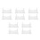 10Pcs Portable Acrylic Shaving Tool Organizer Bathroom Razor Stand 6