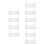 10Pcs Portable Acrylic Shaving Tool Organizer Bathroom Razor Stand 9
